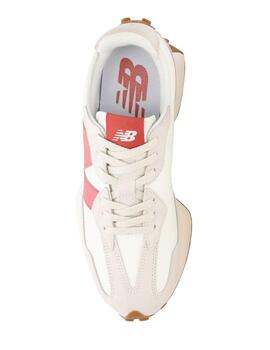 Zapatillas New Balance 327 claras para chica