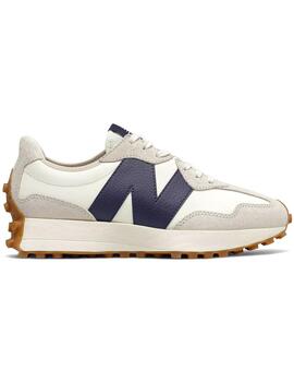 Zapatillas New Balance con suela de tacos blanca y azul