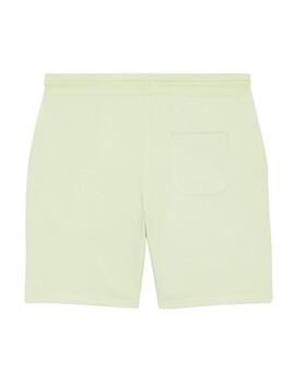 Pantalón corto Buddy verde logo turquesa
