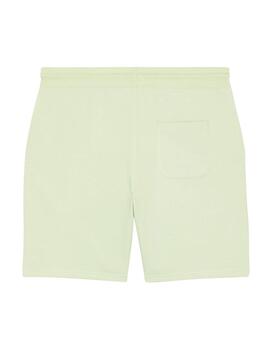 Pantalón corto Buddy verde logo turquesa