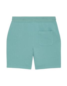 Pantalón corto Buddy verde logo rosa