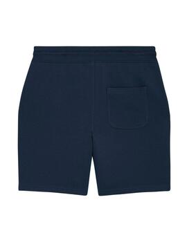 Pantalón corto Buddy azul marino logo blanco