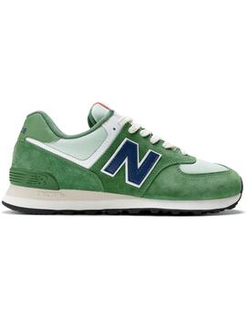 Zapatillas New Balance 574 verdes para chico