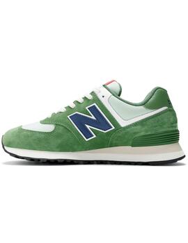 Zapatillas New Balance 574 verdes para chico