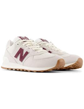 Zapatillas New Balance 574 beige para chica