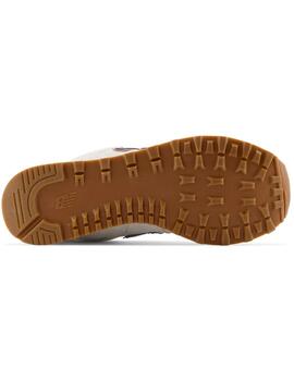 Zapatillas New Balance 574 beige para chica