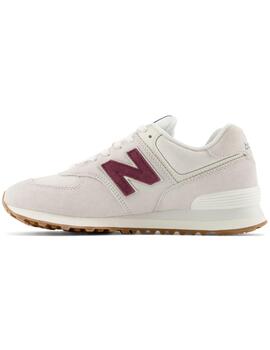Zapatillas New Balance 574 beige para chica