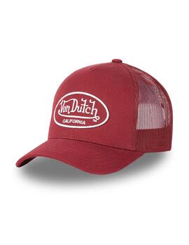 Gorra Von Dutch granate