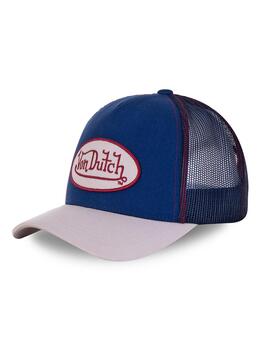 Gorra Von Dutch azul años 80