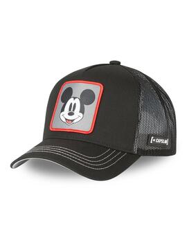 Gorra Capslab Mickey Mouse negra