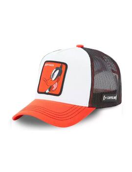 Gorra Capslab Pato Lucas blanca