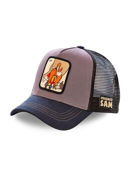 Gorra Capslab Sam Bigotes gris