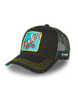 Gorra Capslab Mario Bros negra