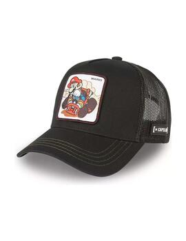 Gorra Capslab Mario Bros negra