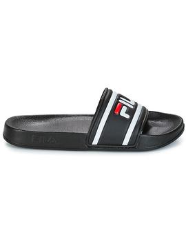 Chanclas Fila Morro Bay negras para mujer