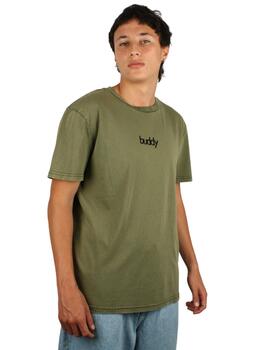 Camiseta Buddy 3D verde khaki para hombre