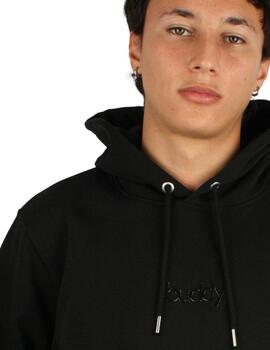 Sudadera Buddy HD negra para hombre