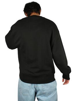 Sudadera Buddy Smile negra para hombre