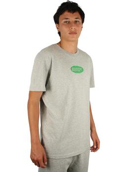 Camiseta Buddy gris logo verde