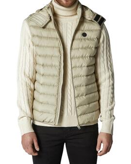Chaleco plumas Altona Dock beige