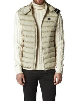 Chaleco plumas Altona Dock beige