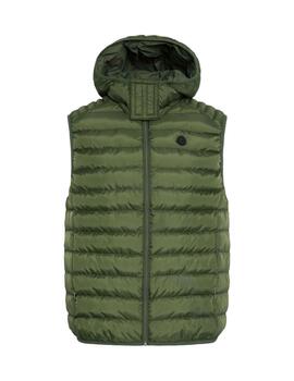 Chaleco plumas Altona Dock verde khaki