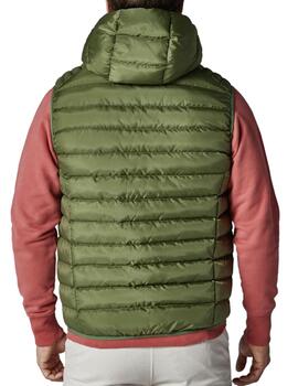 Chaleco plumas Altona Dock verde khaki