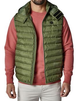 Chaleco plumas Altona Dock verde khaki