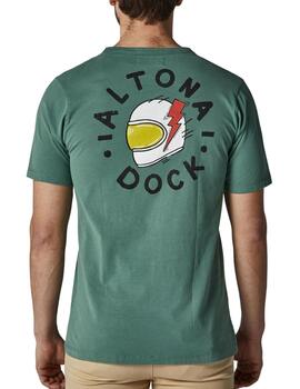 Camiseta Altona Dock casco verde