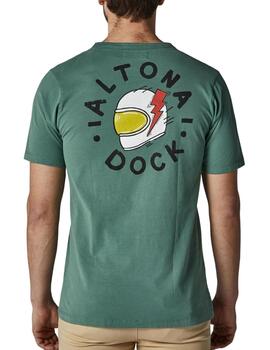Camiseta Altona Dock casco verde