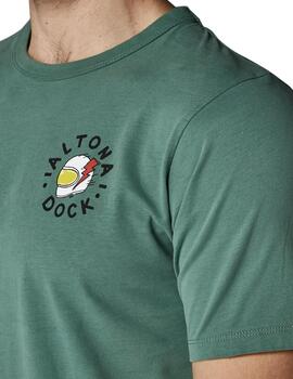 Camiseta Altona Dock casco verde