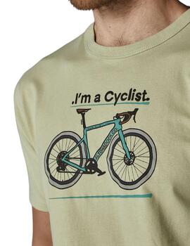 Camiseta Altona Dock bicicleta verde claro