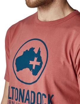 Camiseta Altona Dock Born in Australia naranja