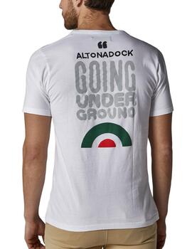Camiseta Altona Dock Under Ground blanca
