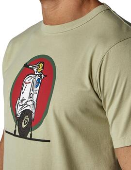 Camiseta Altona Dock Vespa verde