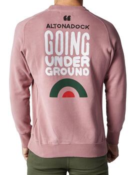 Sudadera Altona Dock Under Ground granate