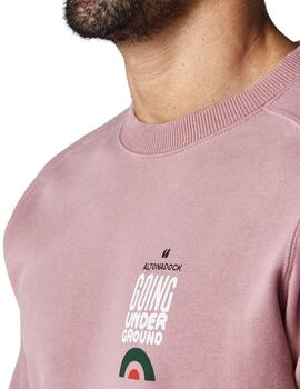 Sudadera Altona Dock Under Ground granate