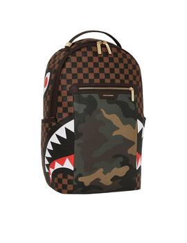 Mochila Sprayground Sip Camo Accent DLXSV marrón
