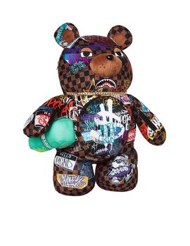 Oso Sprayground Tagged Up Sip marrón