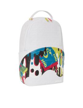Mochila Sprayground Shark Trip DLX blanca
