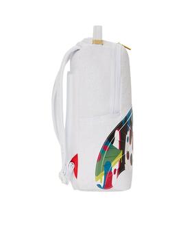 Mochila Sprayground Shark Trip DLX blanca