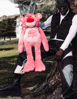 Mochila Pantera rosa Sprayground de peluche