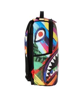 Mochila Sprayground Sharks in Paint marrón