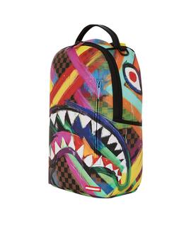 Mochila Sprayground Sharks in Paint marrón