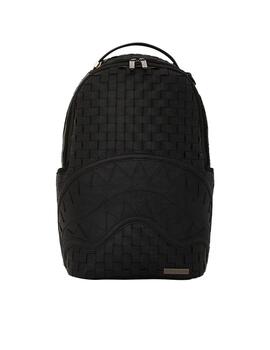 Mochila Sprayground negra Sip Weave DLXSV unisex