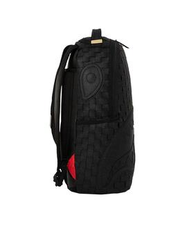 Mochila Sprayground negra Sip Weave DLXSV unisex