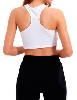 Top Ellesse Pippy Crop Vest blanco para mujer