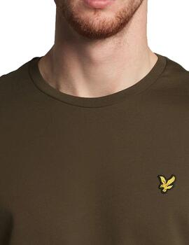 Camiseta Lyle Scott verde oliva para hombre