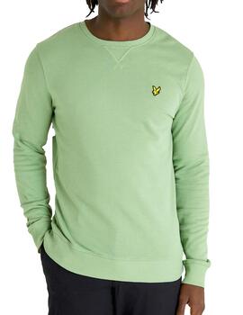 Sudadera Lyle Scott verde para hombre