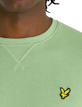 Sudadera Lyle Scott verde para hombre